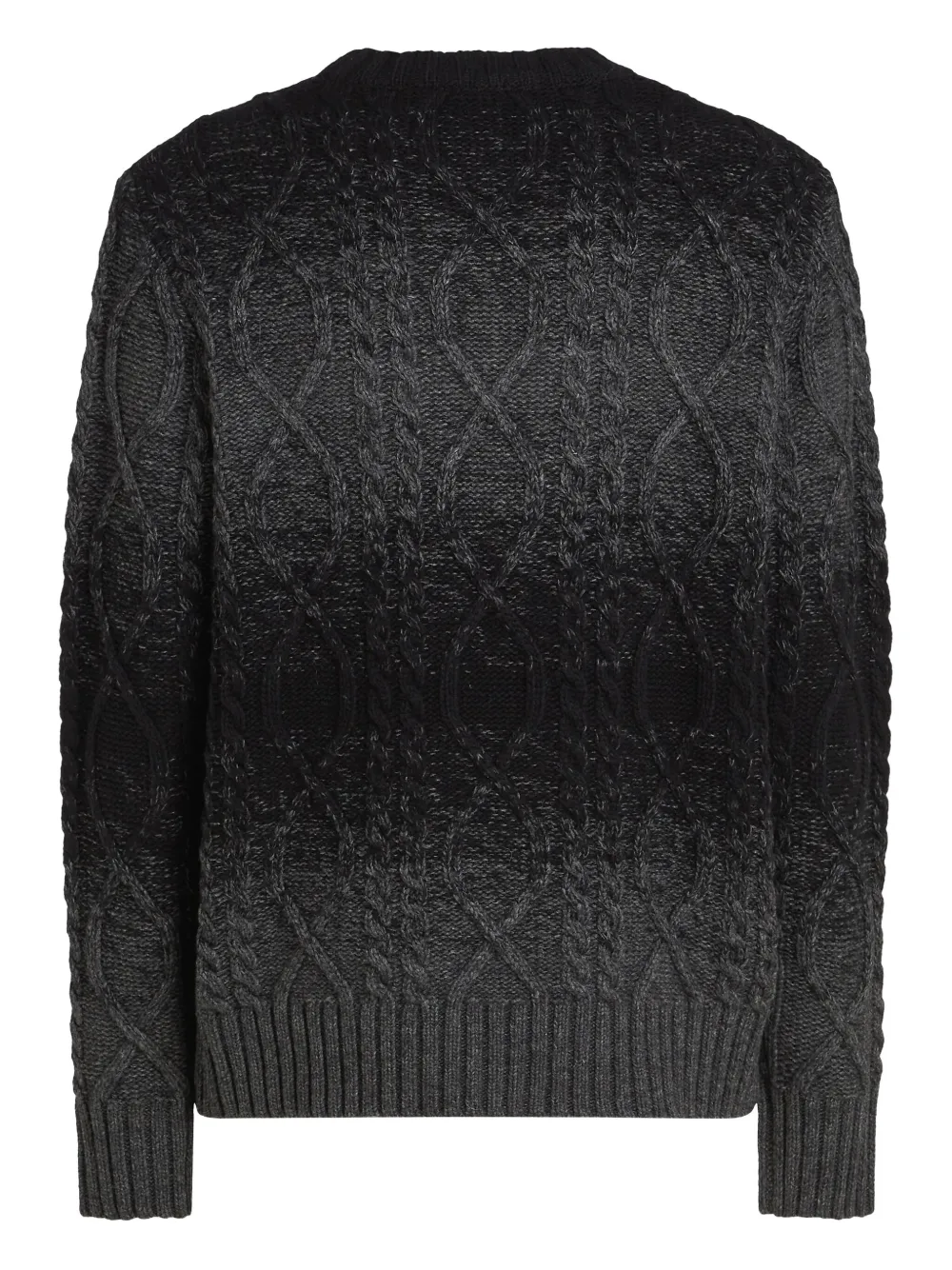 Karl Lagerfeld Kabelgebreide trui Zwart