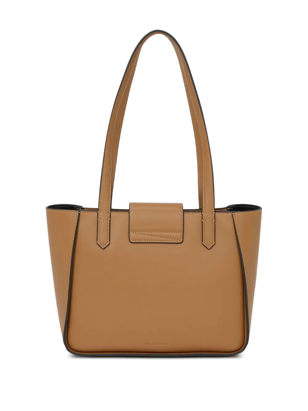 Karl Lagerfeld K Signature kleine leren shopper Bruin