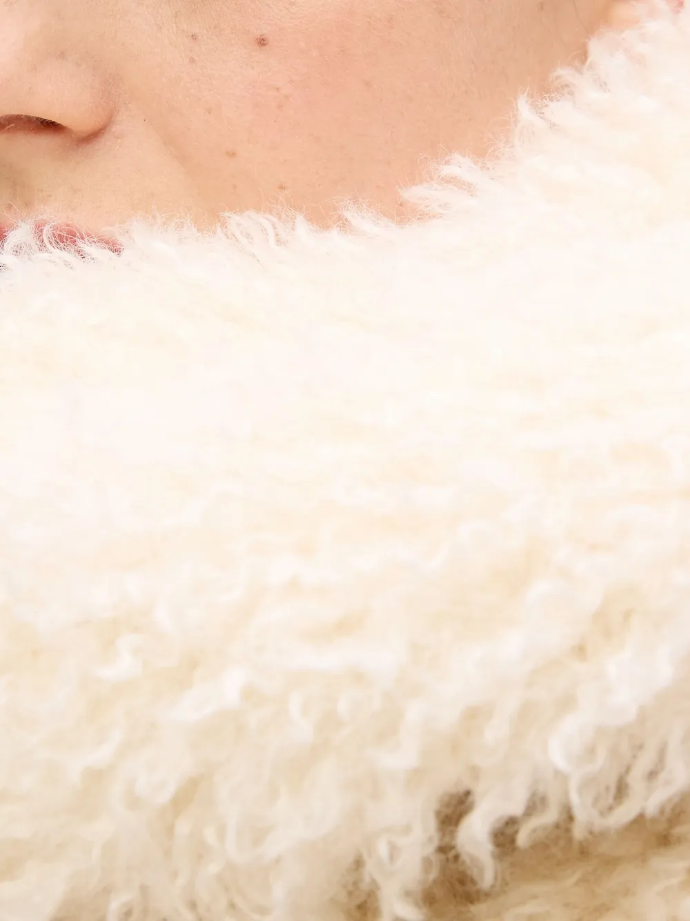 Karl Lagerfeld Karl Studio Faux-fur Coat In Neutral