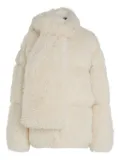 Karl Lagerfeld Karl Studio faux-fur coat - Neutrals