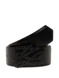 Karl Lagerfeld K/Autograph rhinestones belt - Black