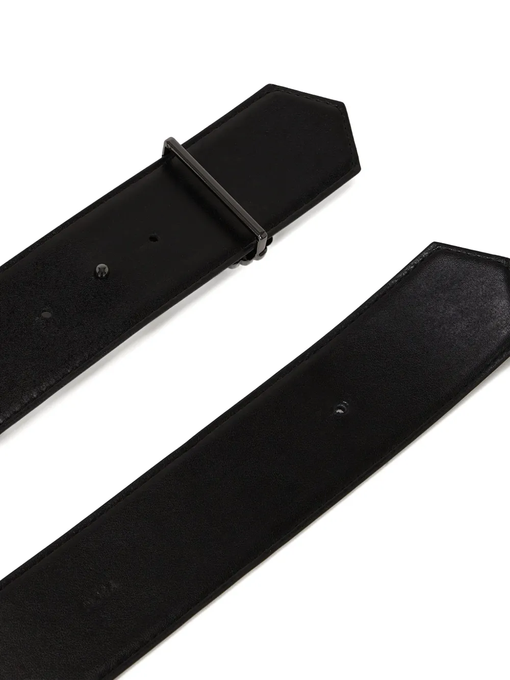 Karl Lagerfeld K Autograph riem met stras Zwart