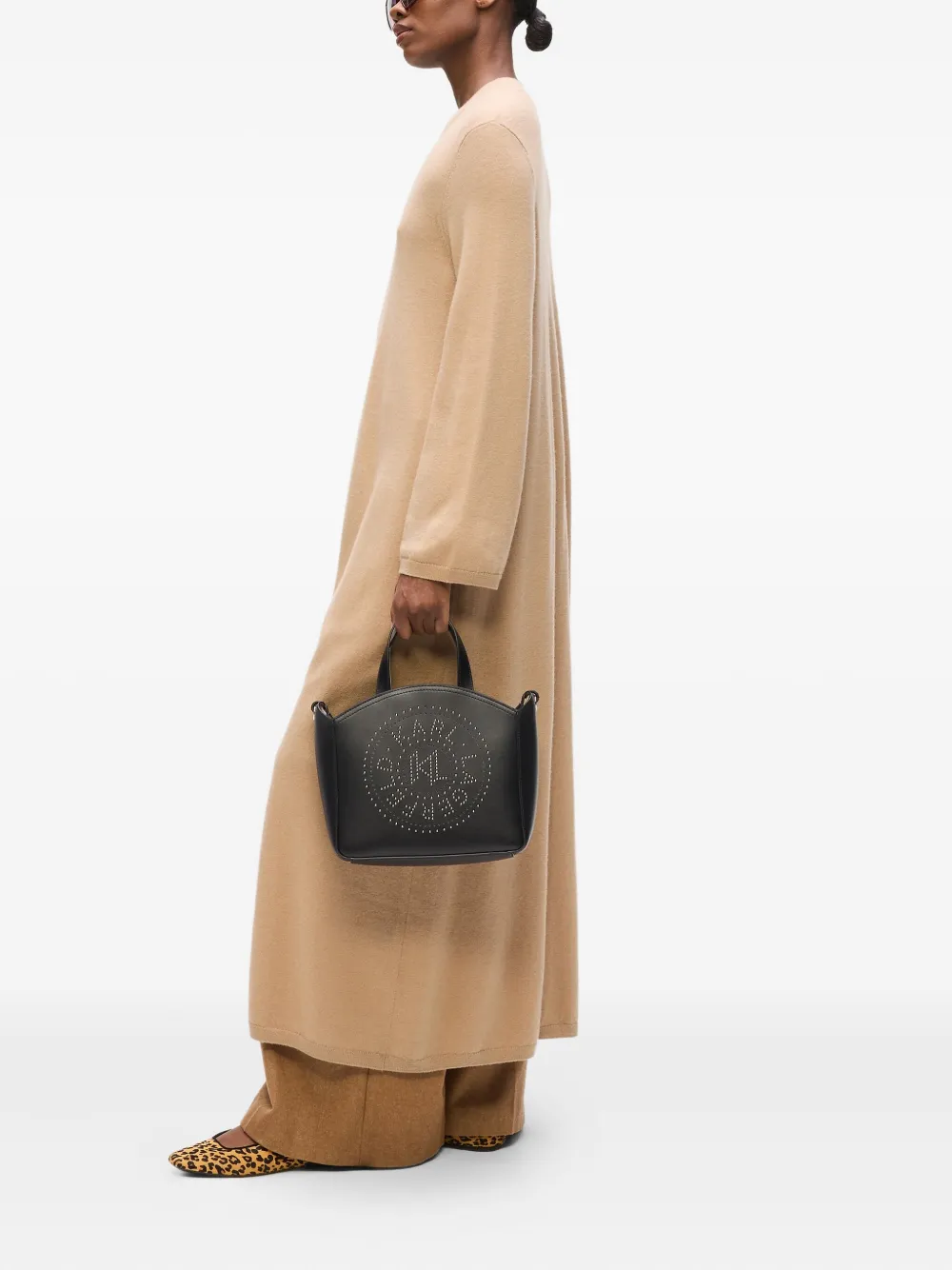 Karl Lagerfeld Kleine K/Circle shopper met studs - Zwart