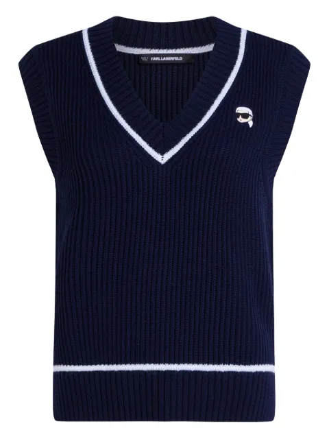 Karl Lagerfeld Ikon-patch vest