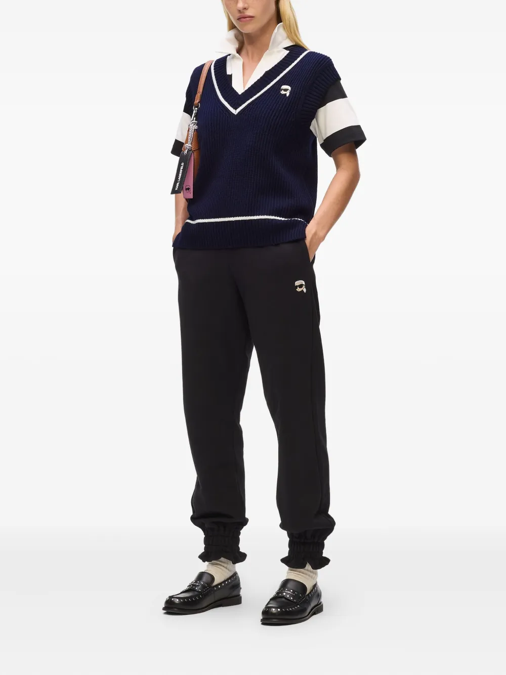 Karl Lagerfeld Pullunder mit Ikon-Patch | Tops & Tanktops | Image 2