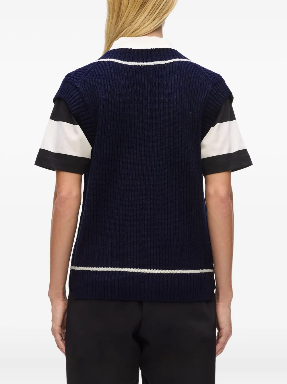 Karl Lagerfeld Spencer met Ikon-patch Blauw