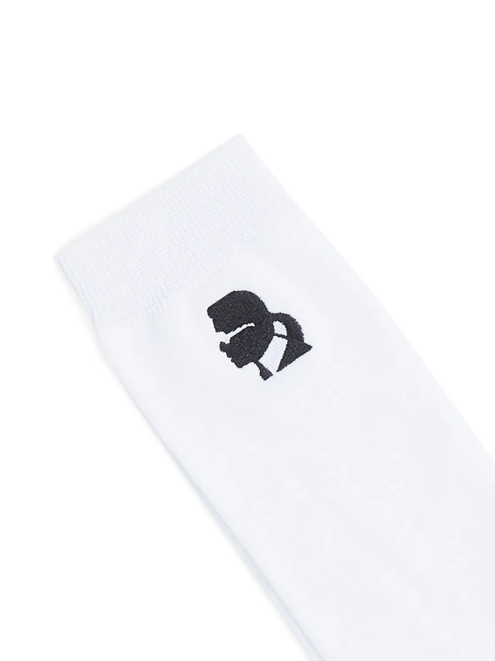 Karl Lagerfeld Vijf paar Kameo sokken met logo Blauw