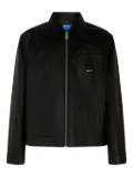 Karl Lagerfeld Jeans zip-fastening patch-pocket jacket - Black