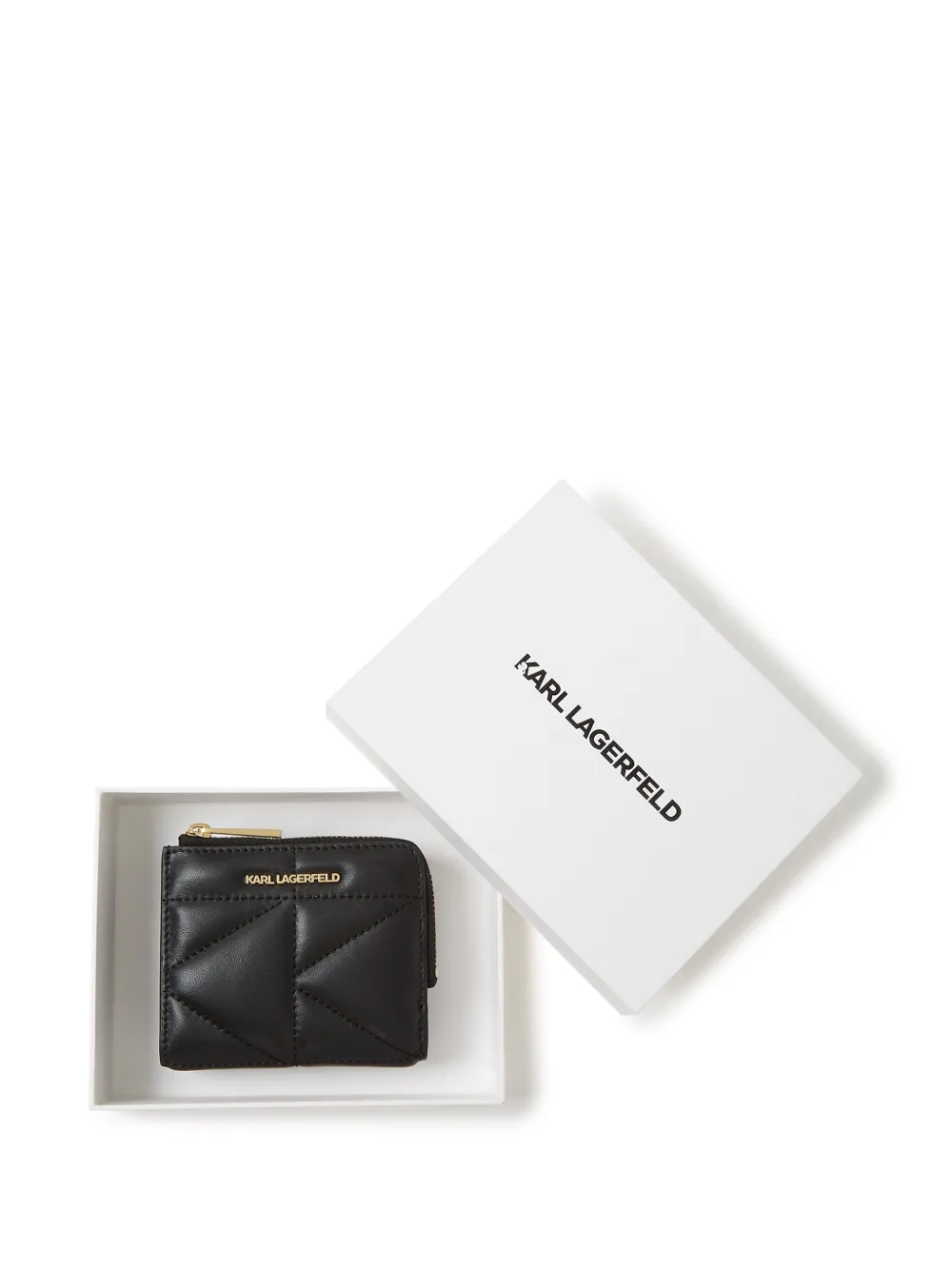 Karl Lagerfeld K Kuilt portemonnee Zwart