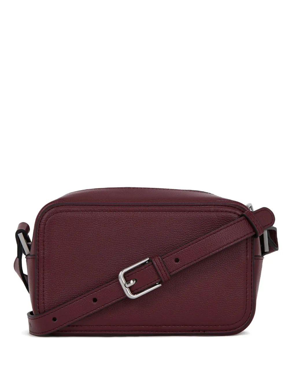 Karl Lagerfeld Jeans Kleine crossbodytas met gespdetail Rood