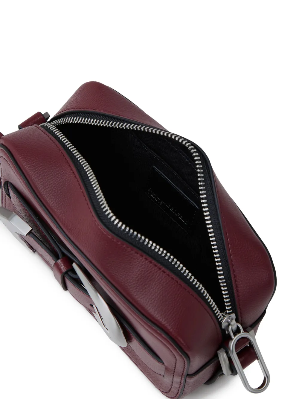 Karl Lagerfeld Jeans Kleine crossbodytas met gespdetail Rood