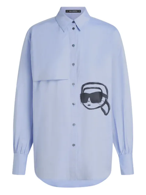 Karl Lagerfeld Ikon print shirt