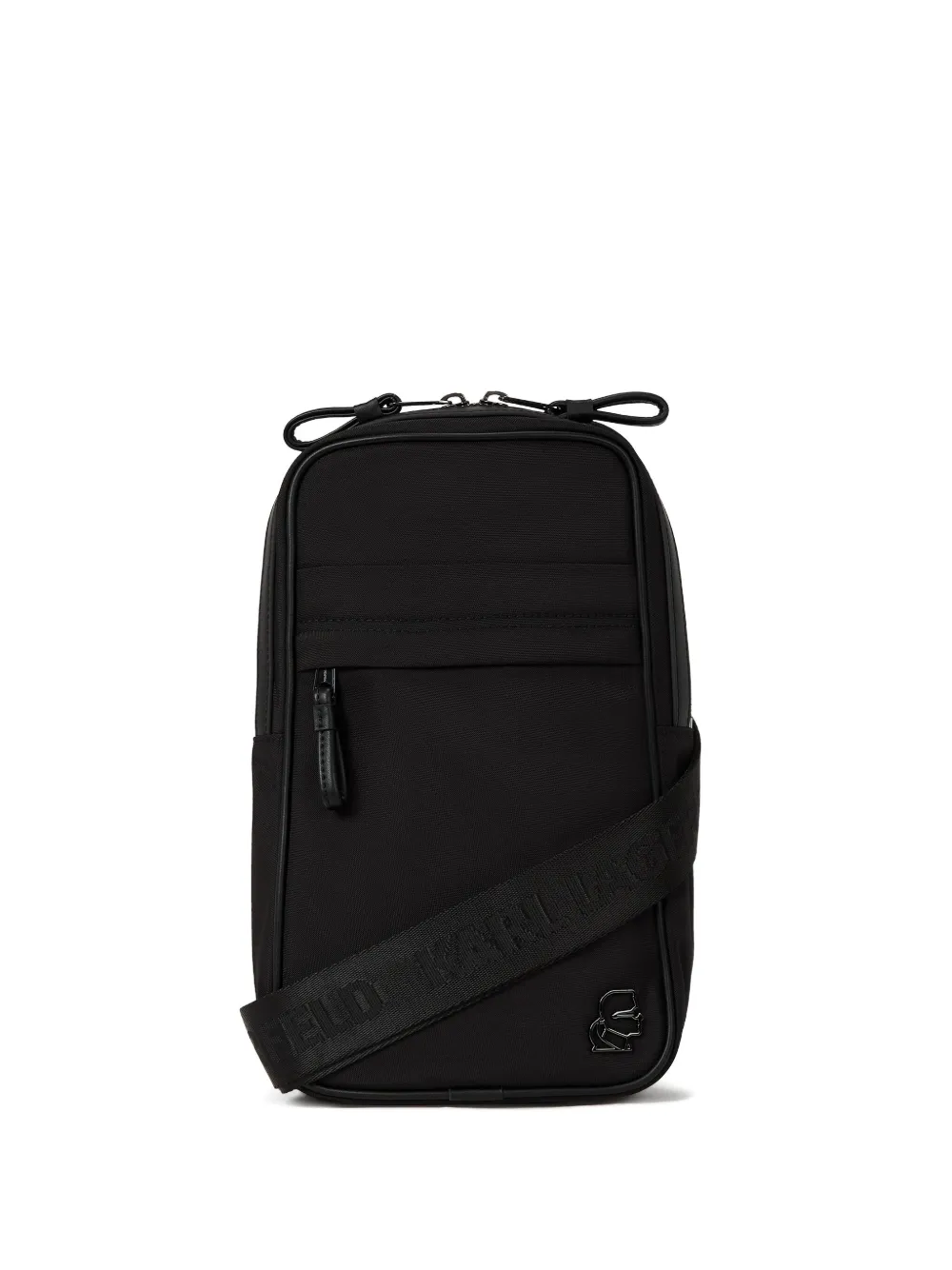 Karl Lagerfeld K/Kameo logo-plaque messenger bag | Black | Image 1