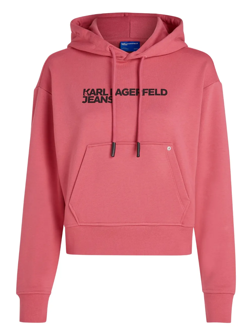 Karl Lagerfeld Jeans Hoodie mit Logo-Print - Rosa