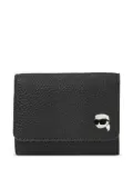Karl Lagerfeld Ikon pebble tri-fold wallet - Black