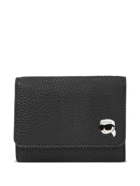 Karl Lagerfeld Ikon pebble tri-fold wallet