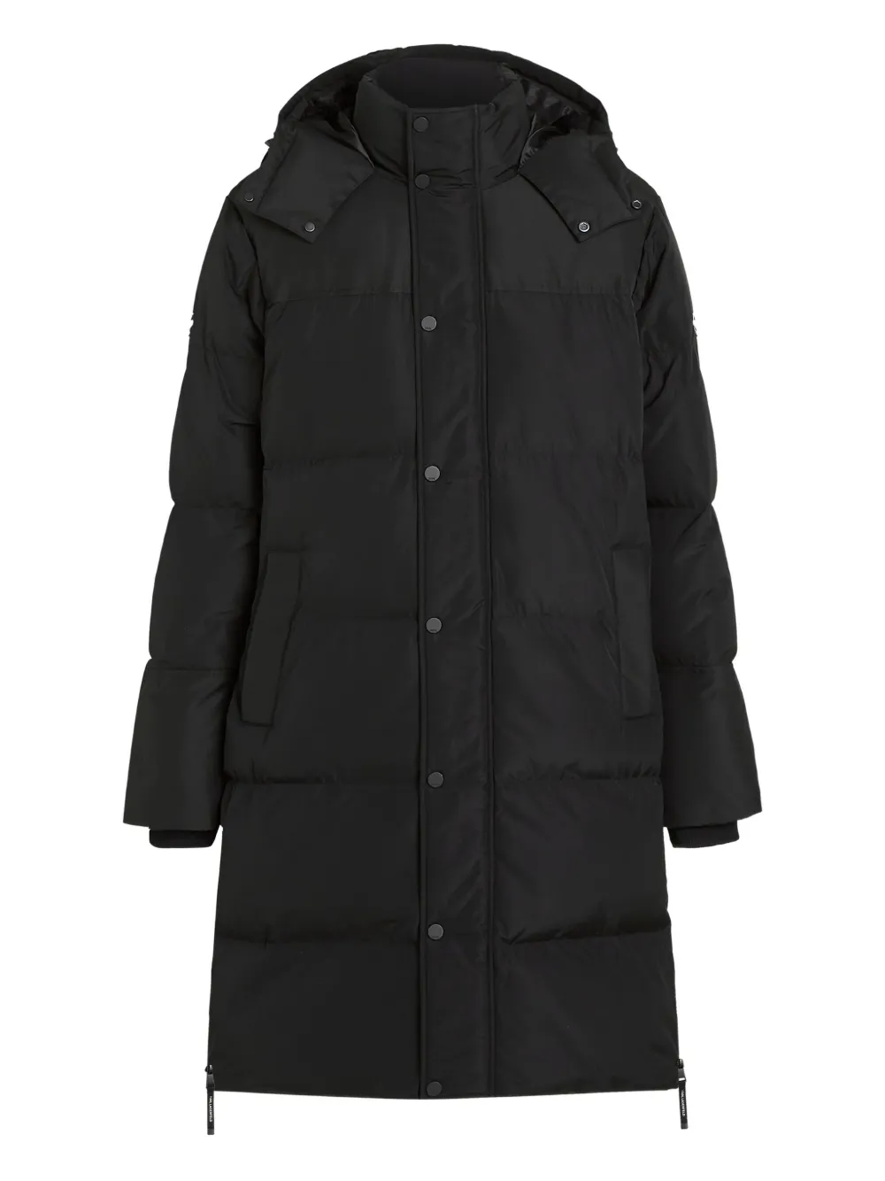 Karl Lagerfeld フーデッド パデッドコート - ブラック Karl Lagerfeld フーデッド パデッドコート - ブラック