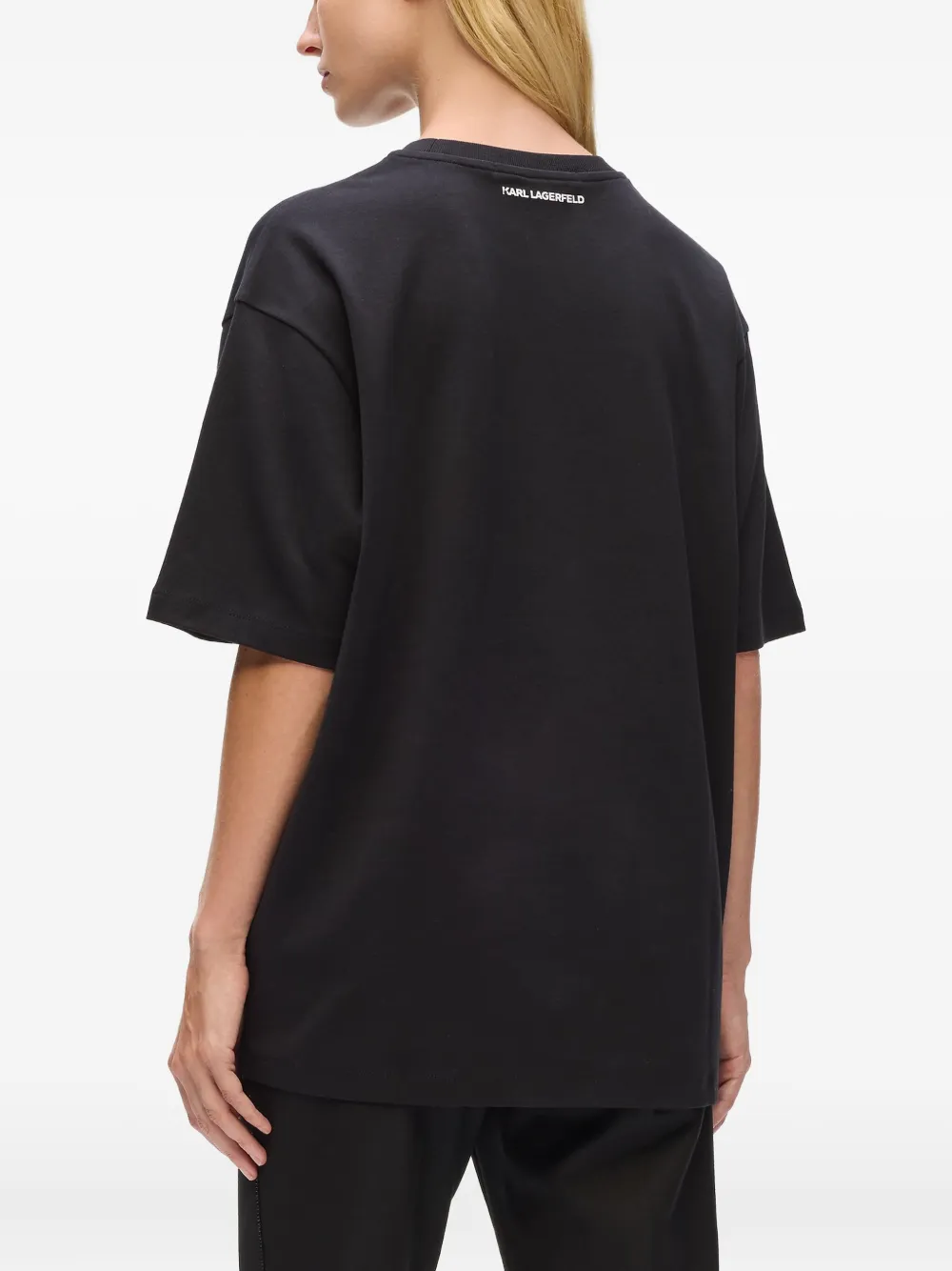 Karl Lagerfeld Karl Told Me T-shirt Zwart