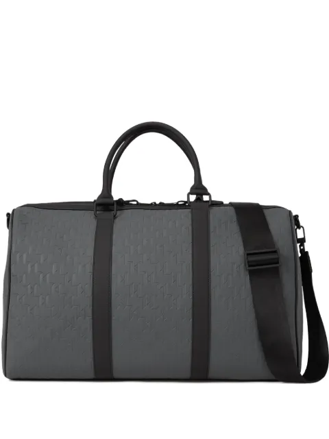 Karl Lagerfeld sac de voyage à motif monogrammé embossé