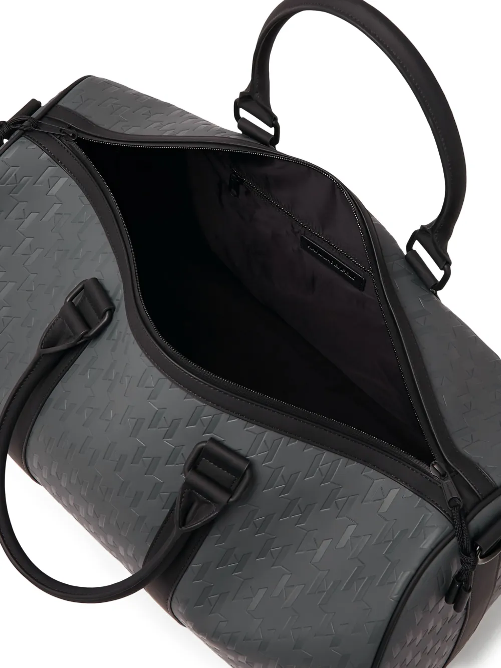 Karl Lagerfeld Weekendtas met monogram-reliëf Grijs