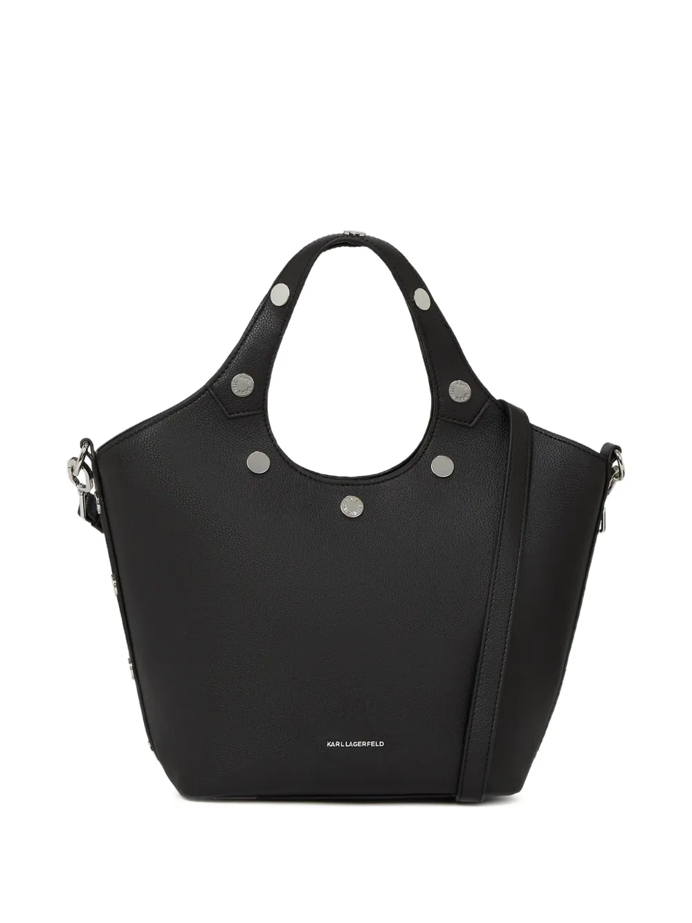 Karl Lagerfeld Small K/rocky Marais Tote Bag In Black