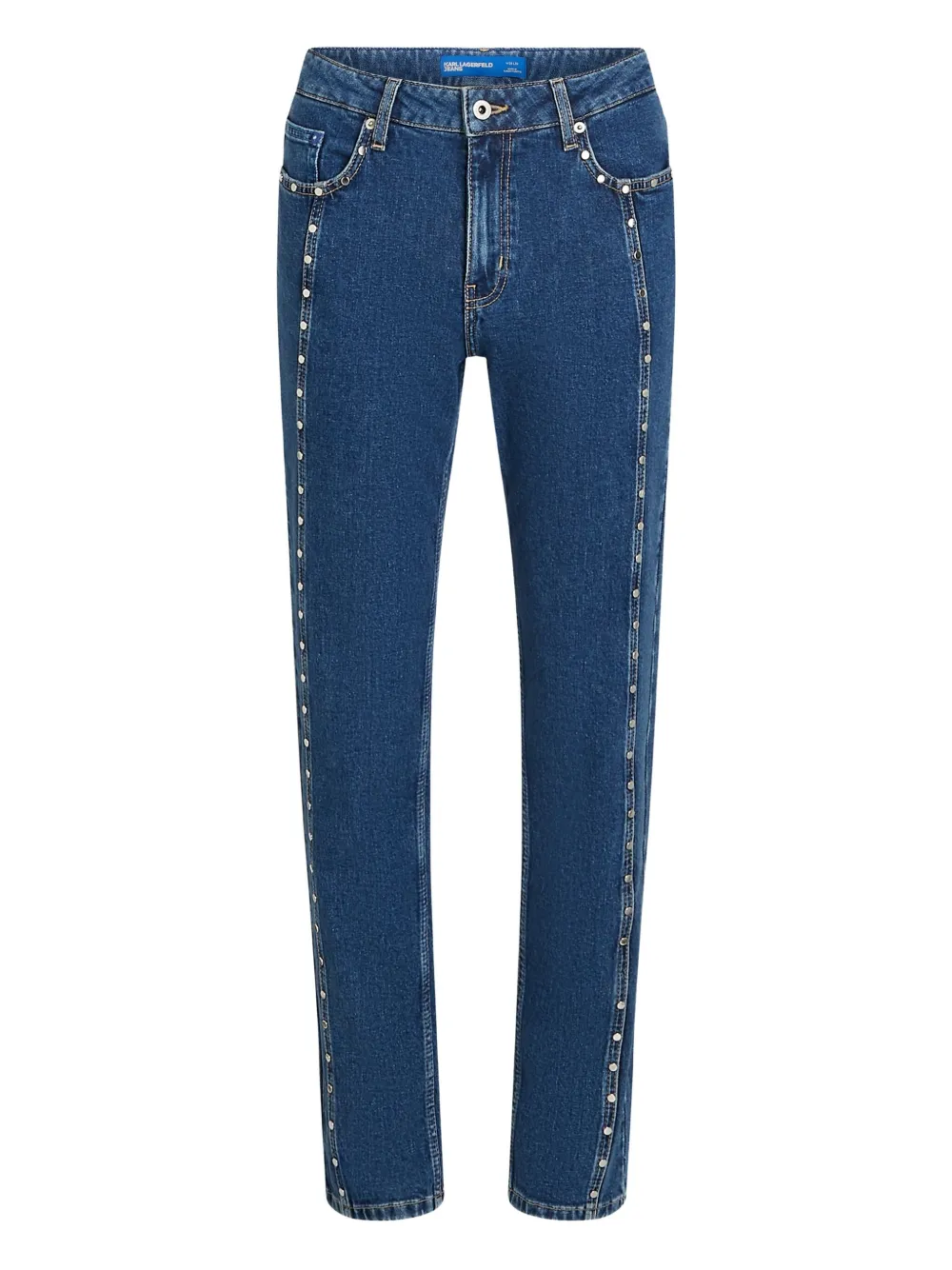 Karl Lagerfeld Jeans Straight-leg Jeans In Blue