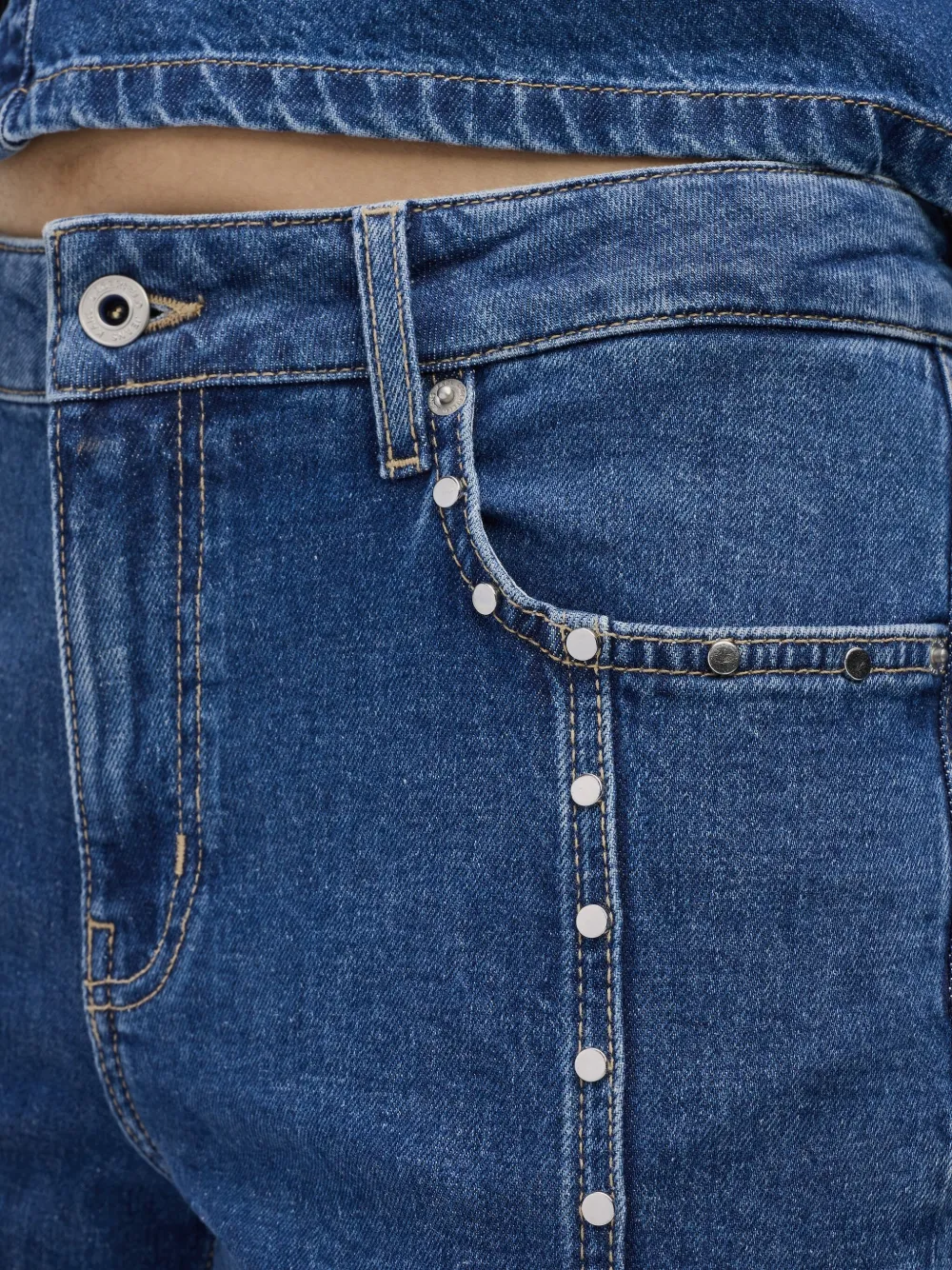 Karl Lagerfeld Jeans Straight-leg Jeans In Blue