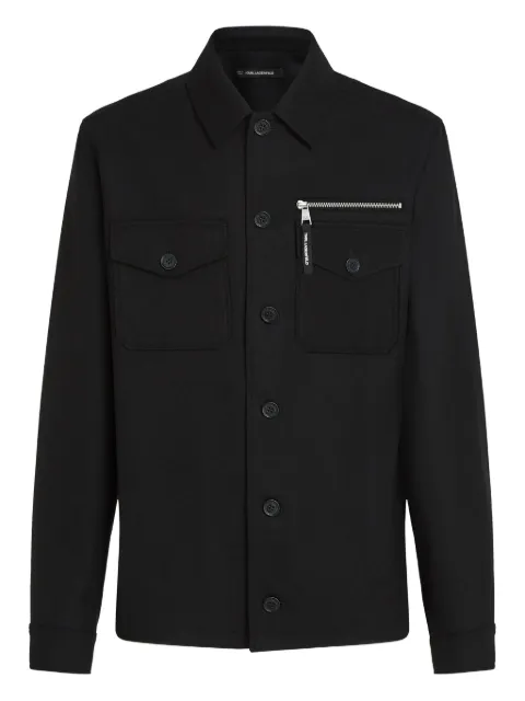 Karl Lagerfeld sobrecamisa con bolsillo con cierre