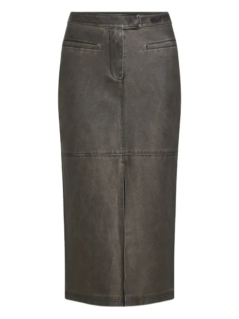 Karl Lagerfeld Jeans distressed split-front skirt