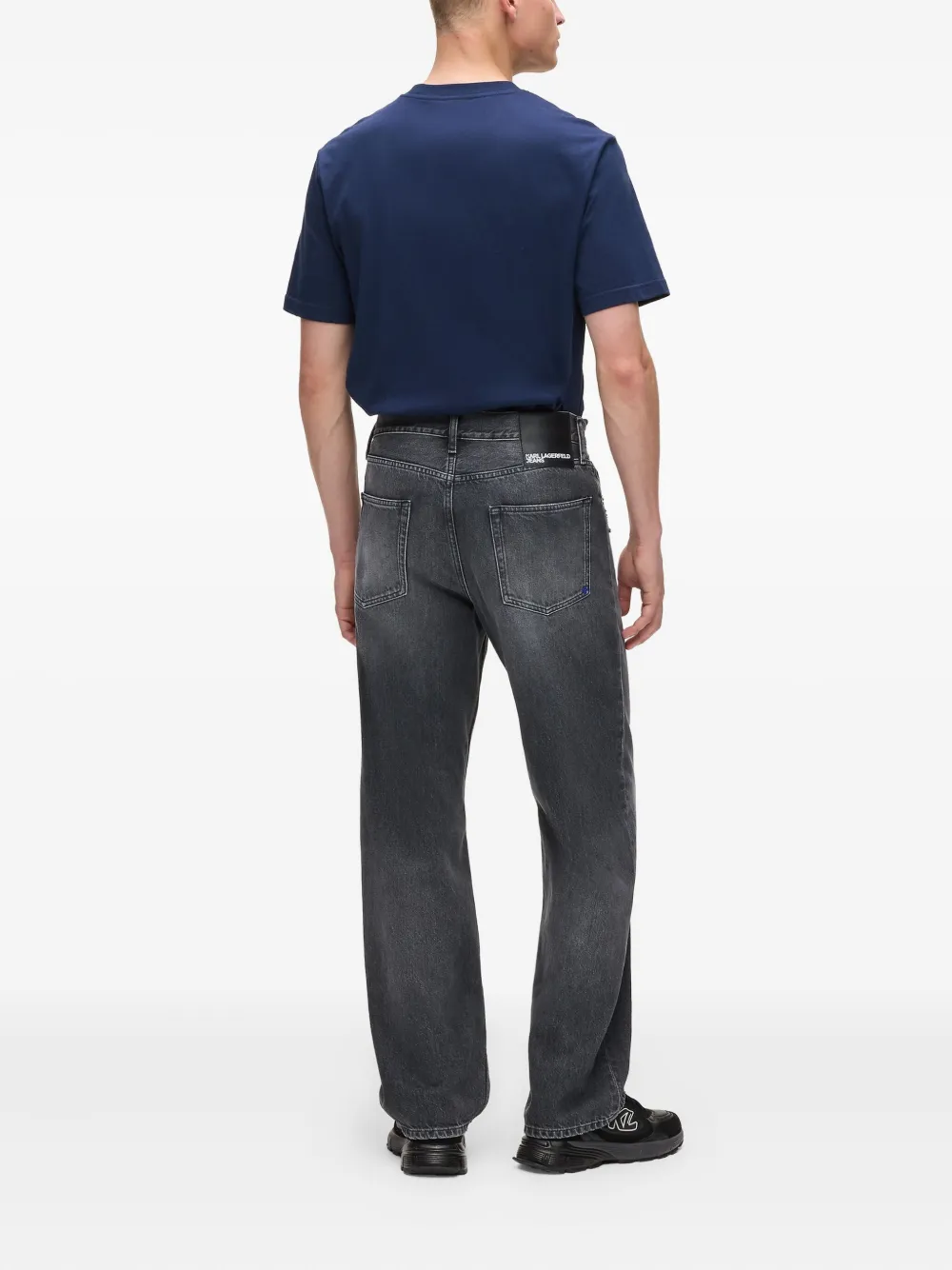 Karl Lagerfeld Jeans met logopatch Grijs