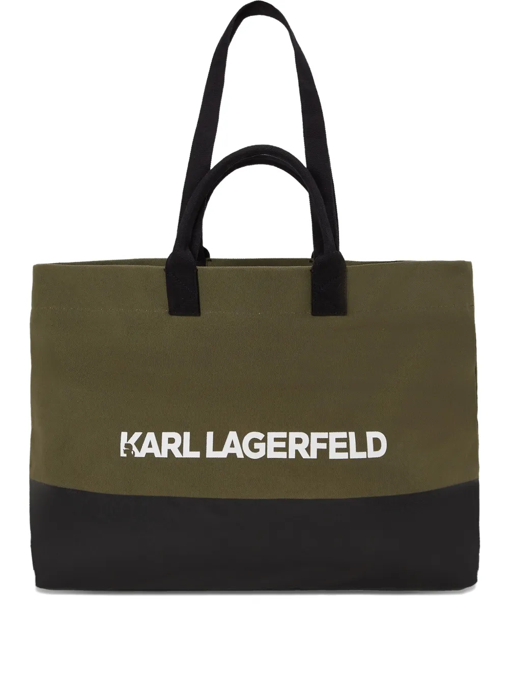Karl Lagerfeld K/Essential logo shopper | Green | Image 1