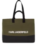 Karl Lagerfeld K/Essential logo shopper - Green
