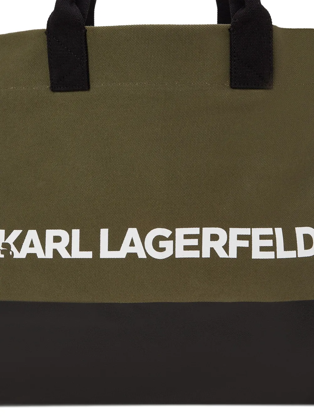 Karl Lagerfeld K/essential Logo Shopper In Green