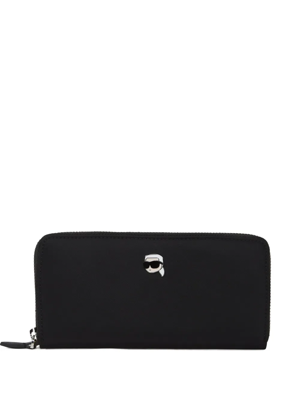 Karl Lagerfeld Portafoglio Ikon con zip - Nero