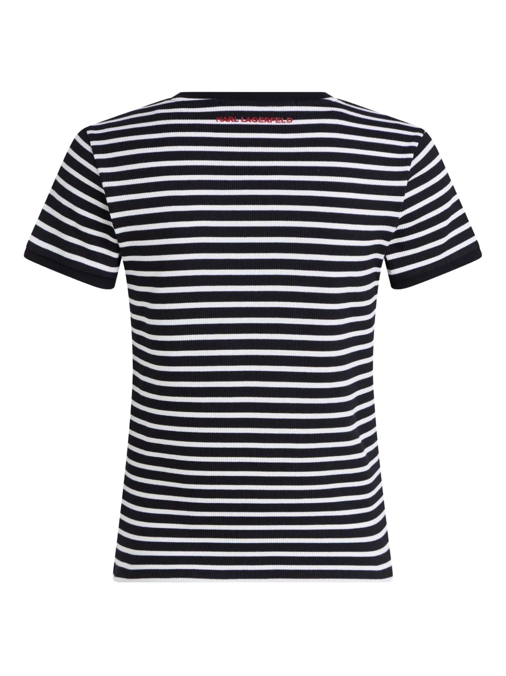 Karl Lagerfeld striped T-shirt | Black | Image 1