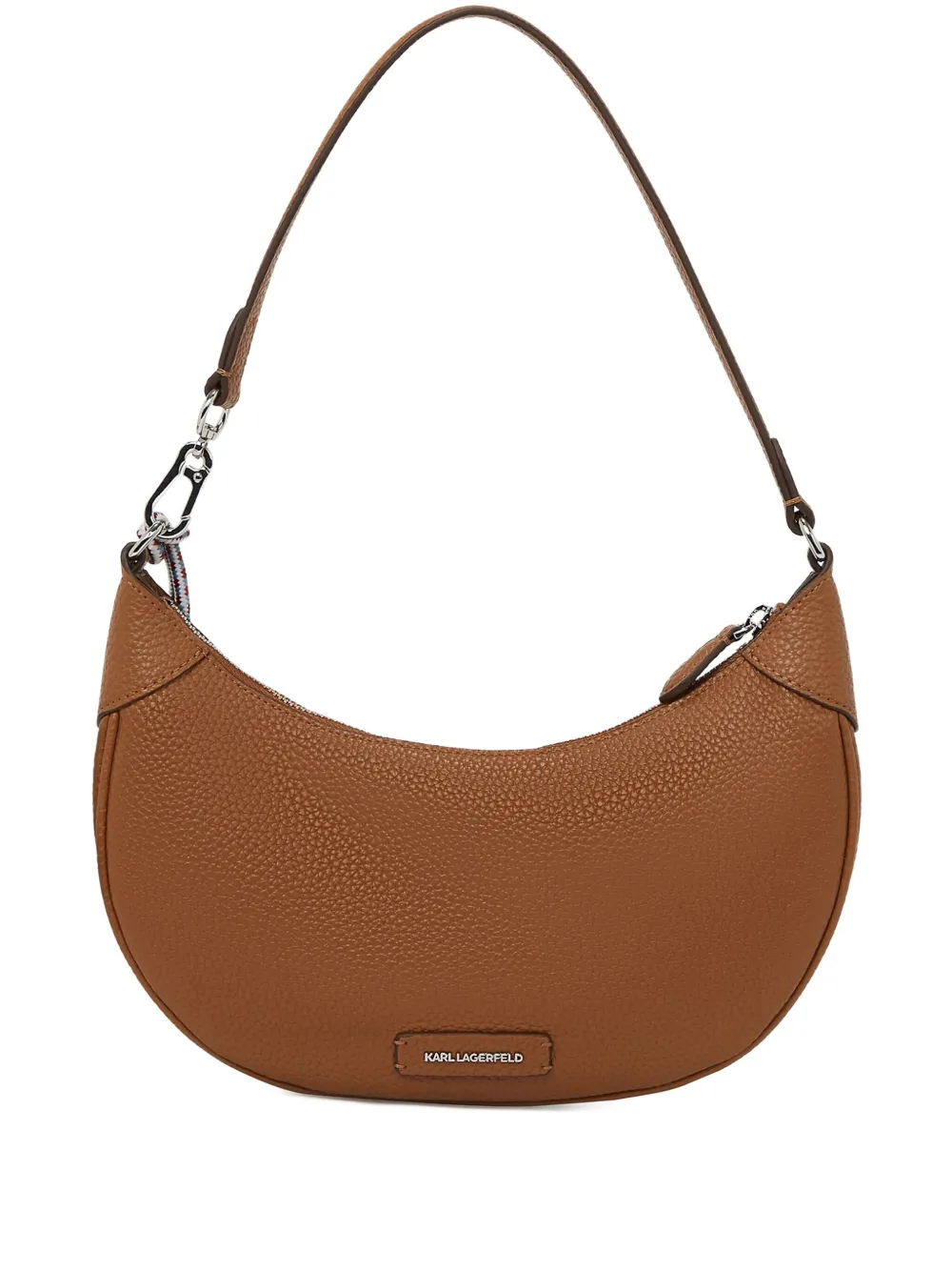 Karl Lagerfeld Logo-detail Shoulder Bag In Brown