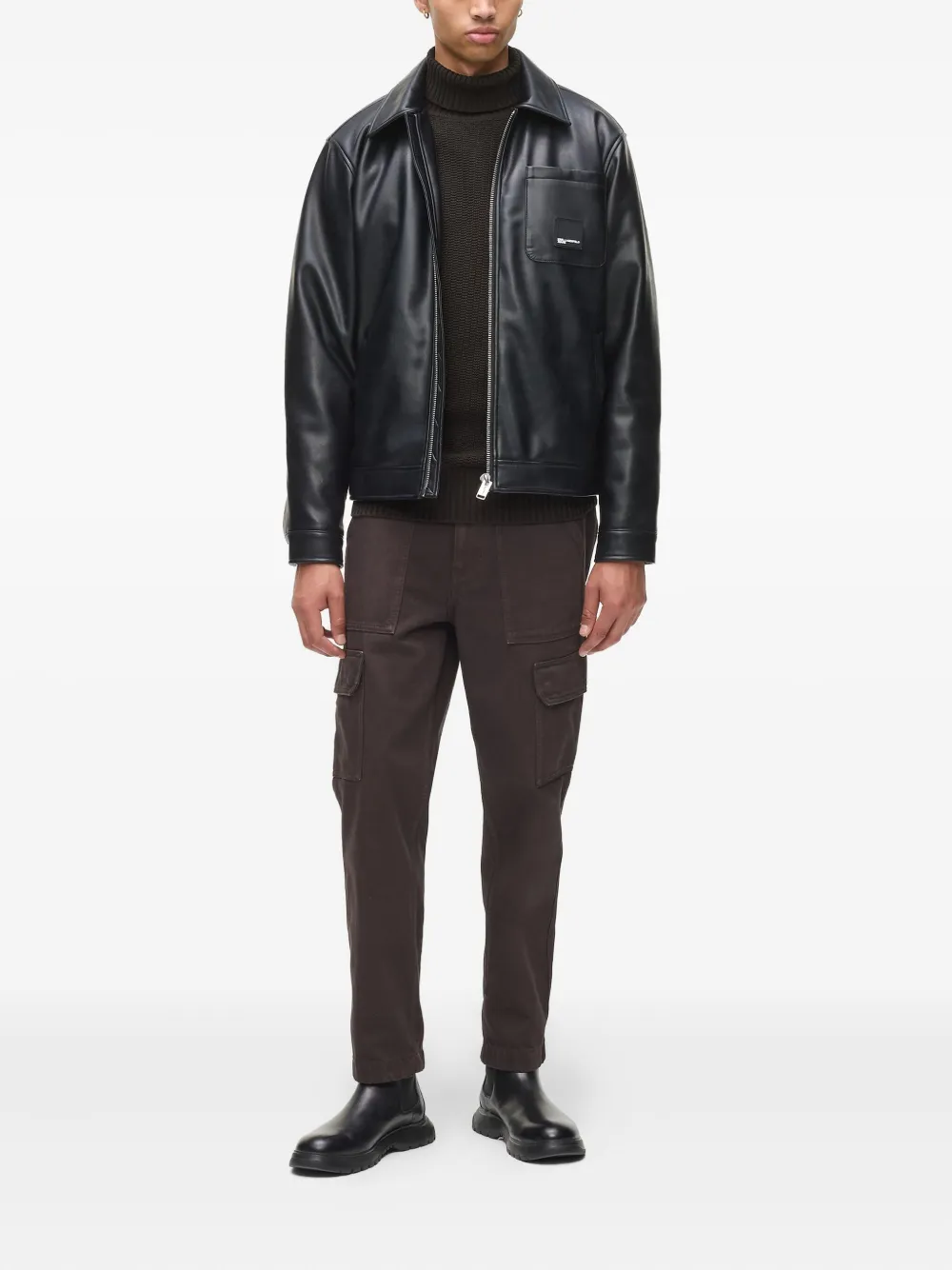Karl Lagerfeld Jeans Coltrui - Bruin