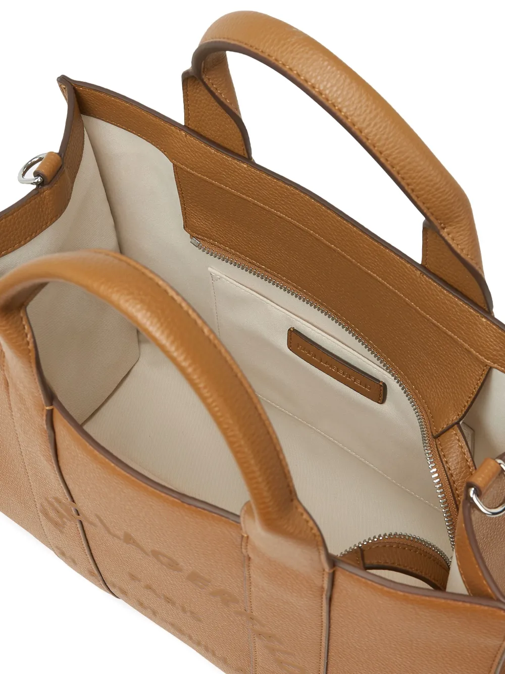 Karl Lagerfeld Shopper met logoprint Bruin