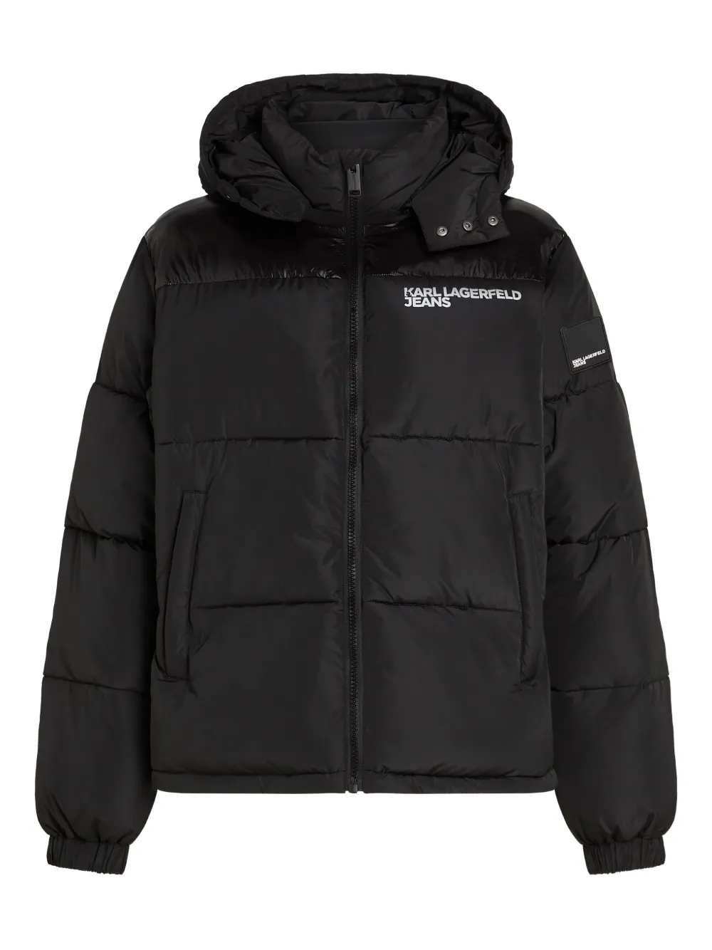 Karl Lagerfeld Jeans logo-print puffer jacket | Black | Image 1