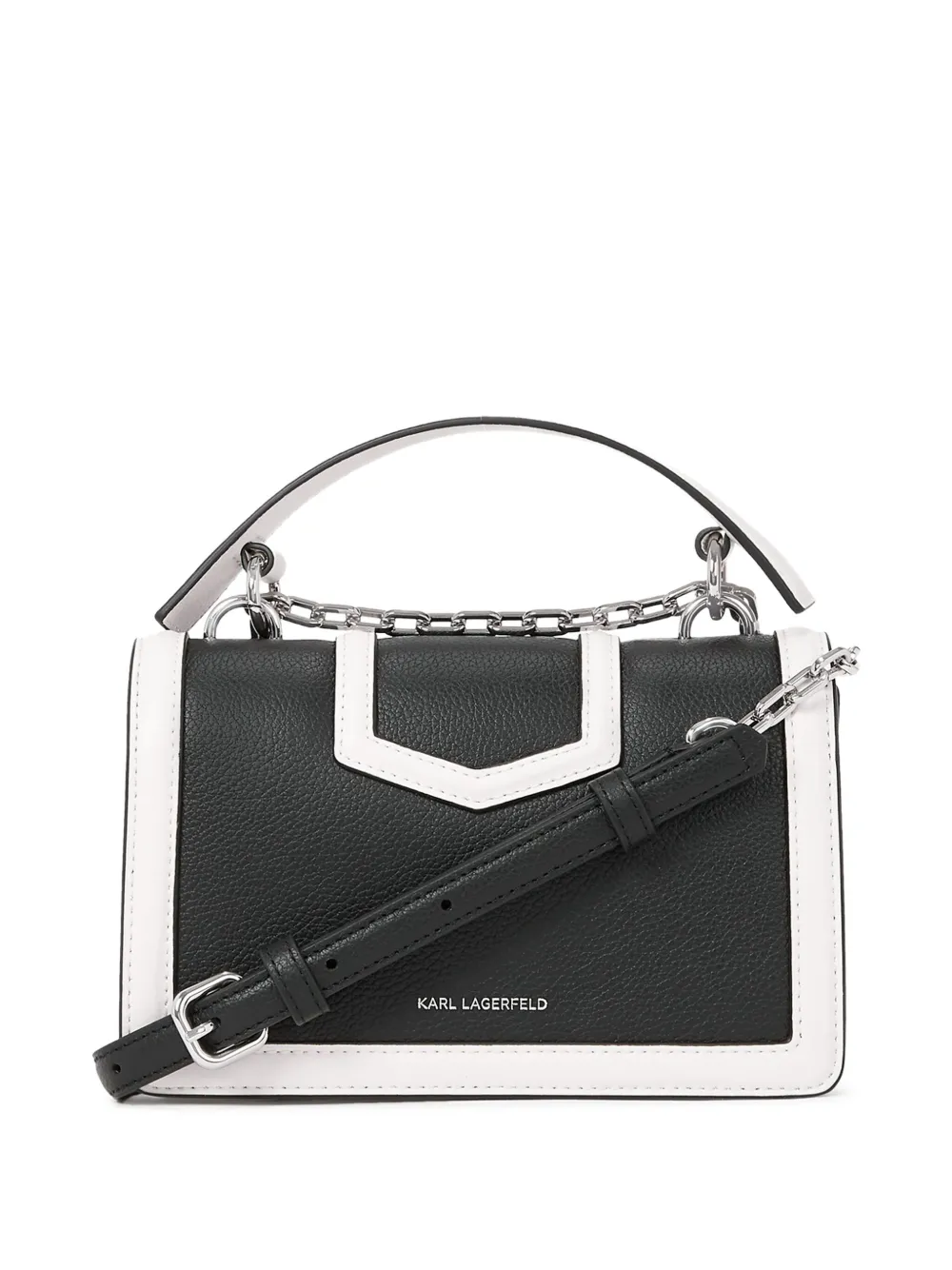 Karl Lagerfeld Small K/nova Crossbody Bag In Black