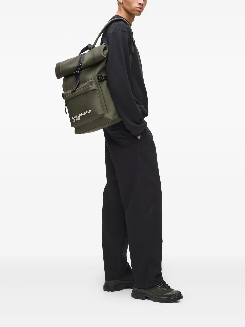 Karl Lagerfeld Jeans mochila con hebilla | Image 2