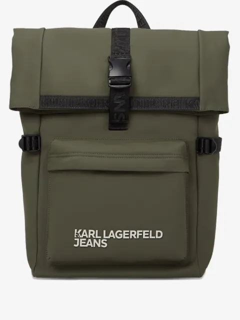 Karl Lagerfeld Jeans roll-top buckle backpack
