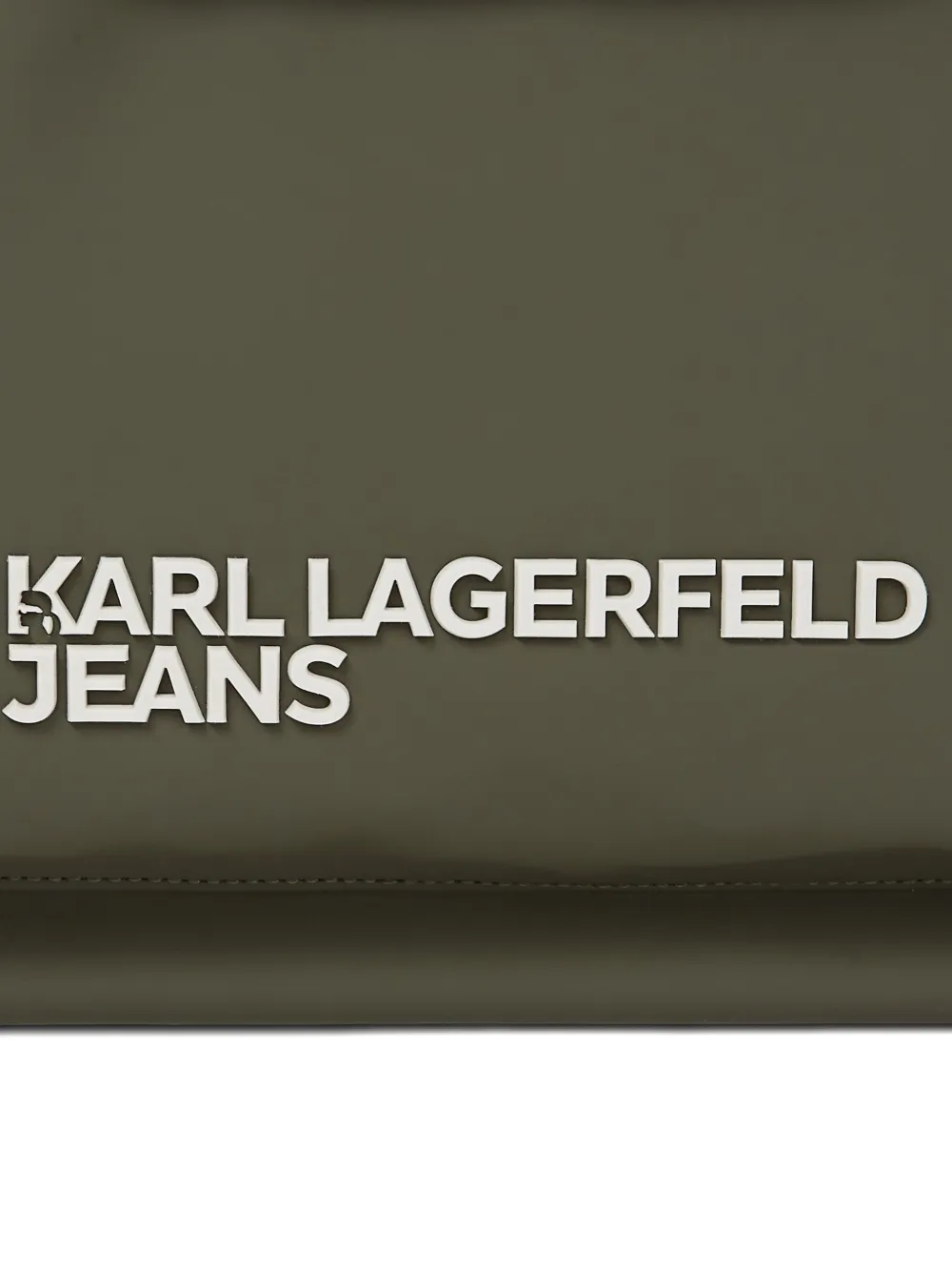 Karl Lagerfeld Jeans Rugzak met gesp Groen