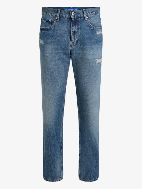Karl Lagerfeld Jeans jeans tapered con efecto envejecido