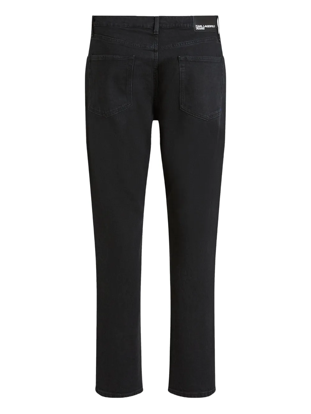 Karl Lagerfeld Jeans Straight-leg Jeans In Black