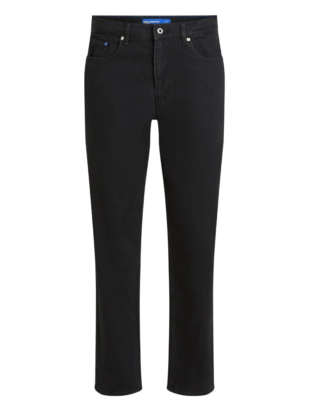 Karl Lagerfeld Jeans Straight-leg Jeans In Black