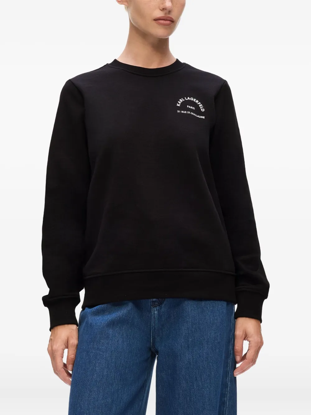 Karl Lagerfeld Rue St-Guillaume sweater Zwart