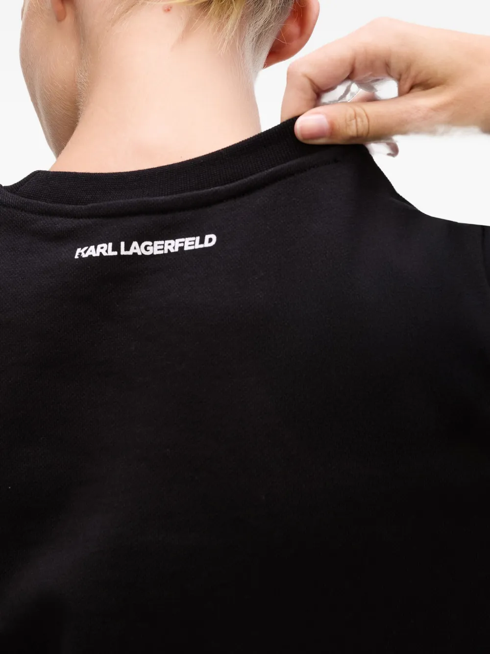 Karl Lagerfeld Rue St-Guillaume sweater Zwart