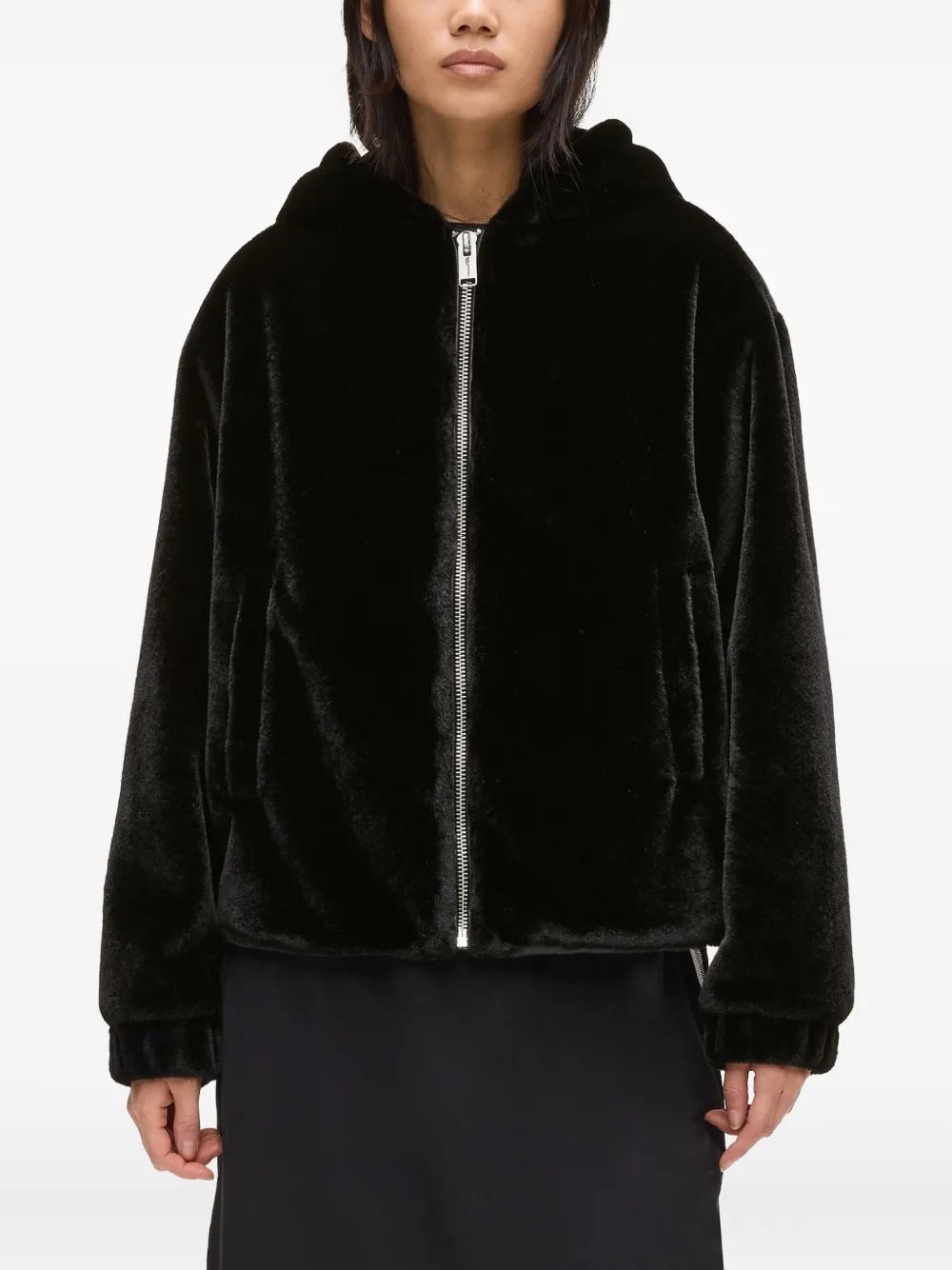 Karl Lagerfeld Jeans Jack met capuchon Zwart