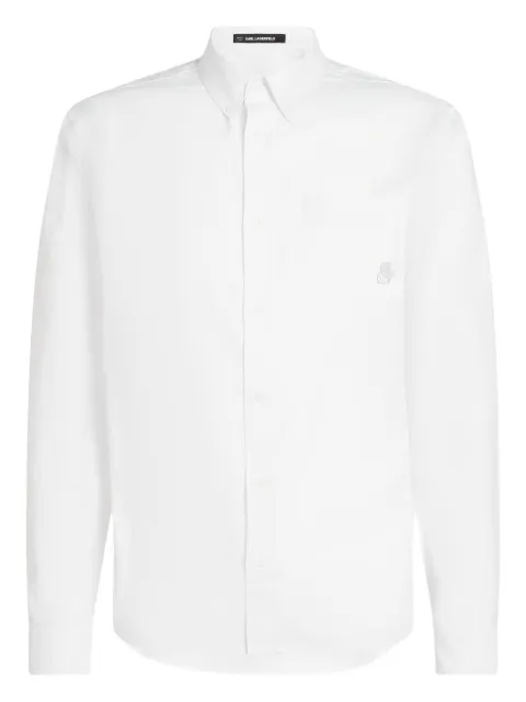 Karl Lagerfeld camisa con parche del logo